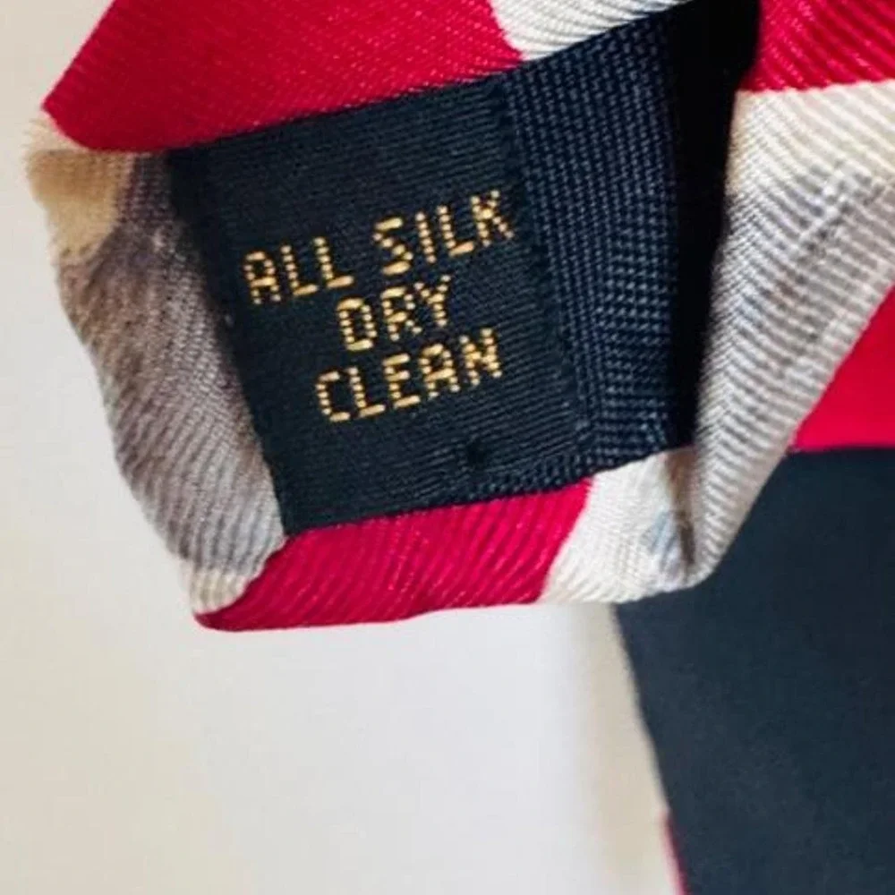 Premium 100% Silk Red Neckties Lot of 2 Premium Men's Tie Collection Set